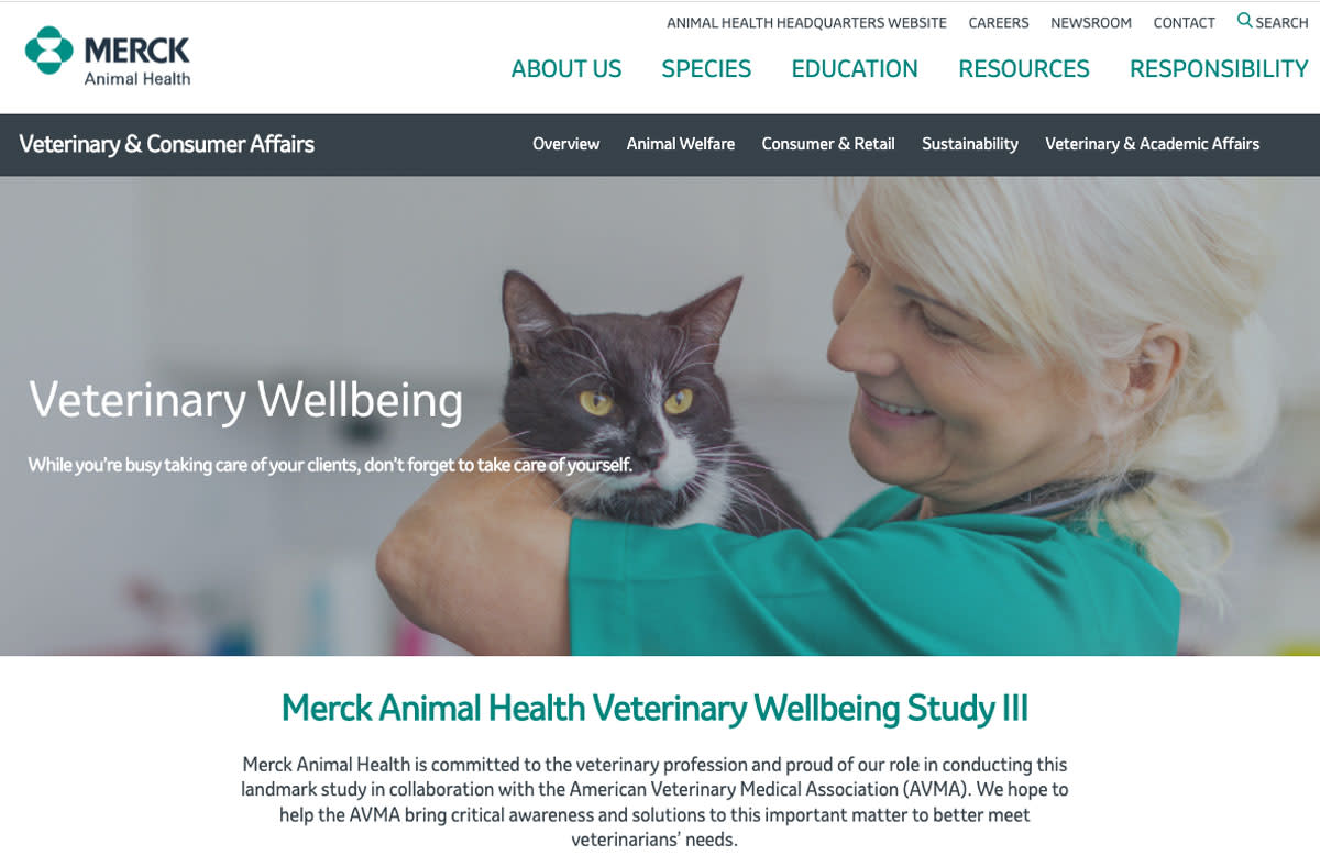 Disease Du Jour: Merck Animal Health/AVMA Veterinary Wellbeing Study -  EquiManagement